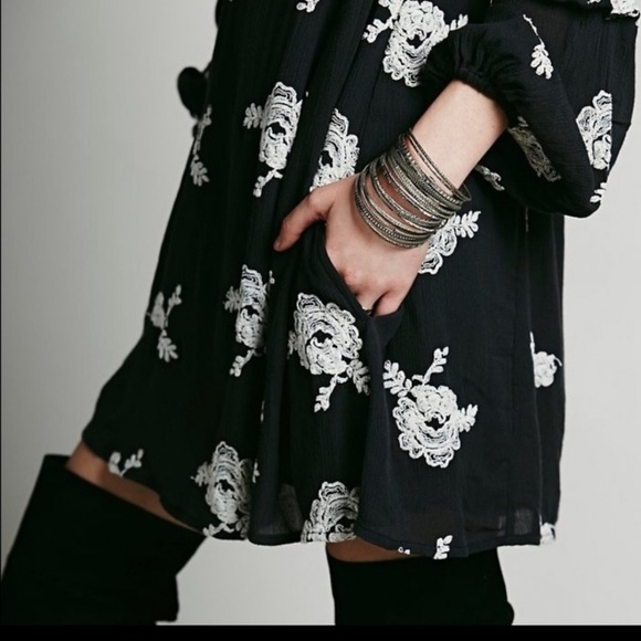 Free People boho baby doll dress - Picture 3 of 10